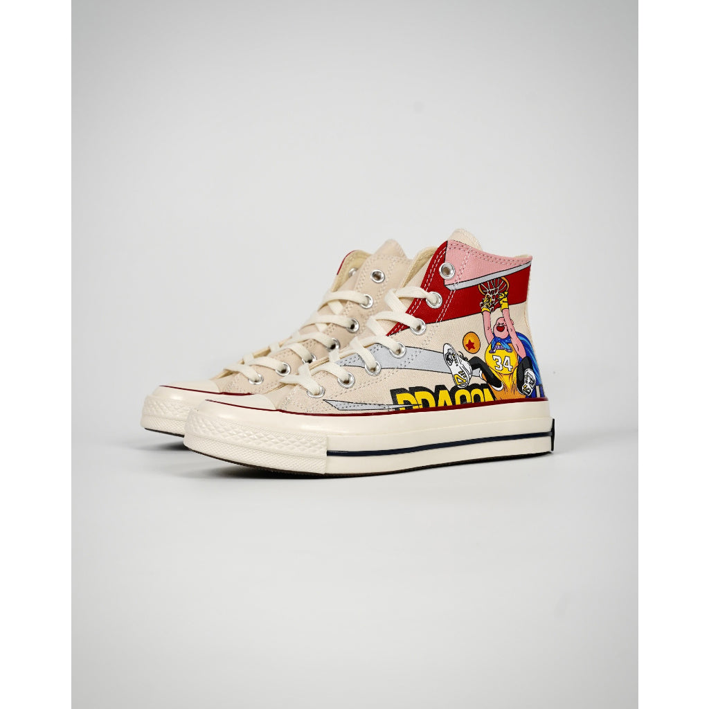 Converse Chuck taylor Star 1970S Hi High top canvas shoes Converse X Seven Dragon Ball Comics Co branded Limited Edition