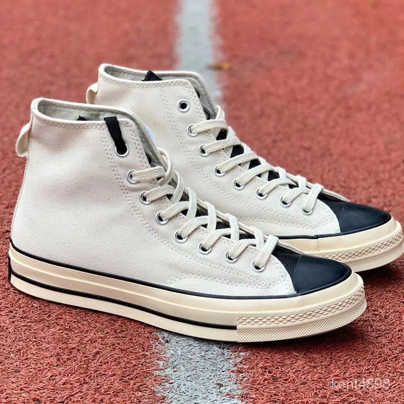 Converse 1970s classic black and white gray hit color high-top canvas shoes FOG joint couple casual shoes sports shoes