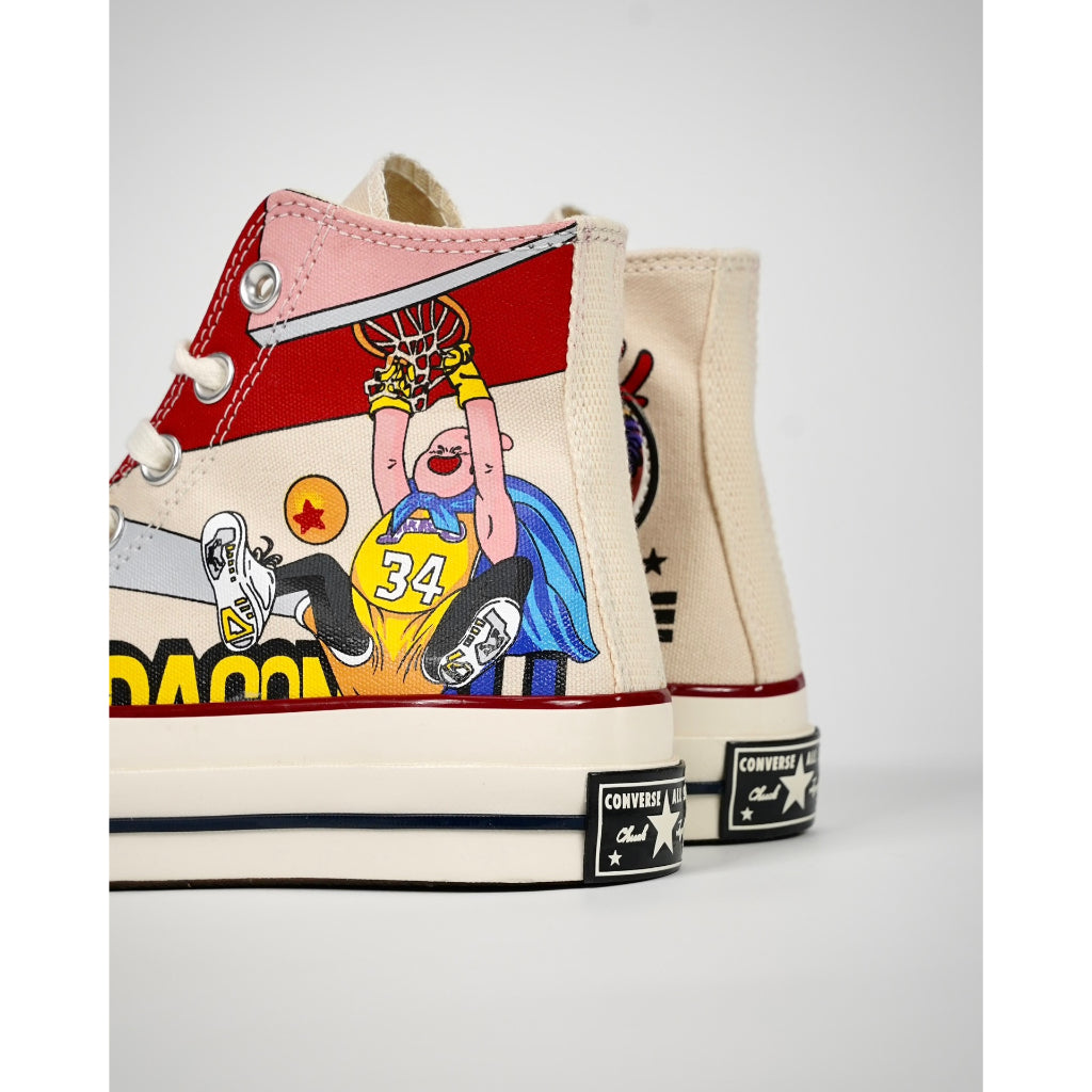 Converse Chuck taylor Star 1970S Hi High top canvas shoes Converse X Seven Dragon Ball Comics Co branded Limited Edition