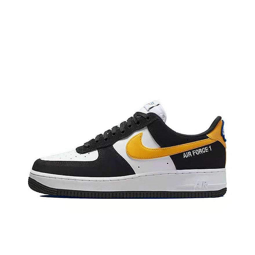 Nike Air Force 1 Low "Athletic Club" Low Top Sneakers Black & White Yellow/White Orange/White Grey