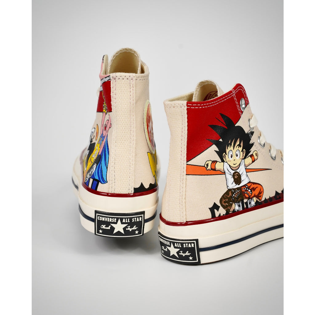 Converse Chuck taylor Star 1970S Hi High top canvas shoes Converse X Seven Dragon Ball Comics Co branded Limited Edition