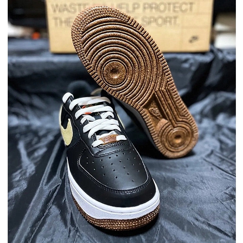 Nike Air Force 1'07 LV8 "White Blue Floral Embroidery" "Black Brown Pomegranate Embroidery" "White Brown Plant Embroi
