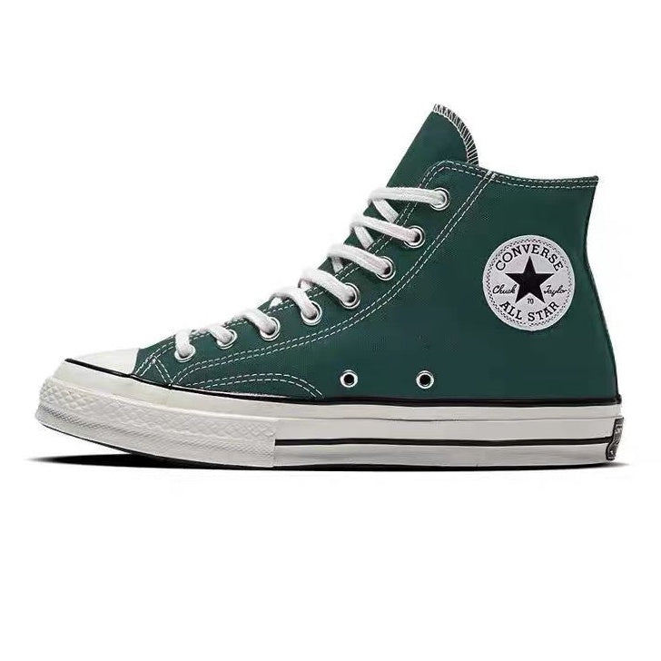 Original Converse 1970s all star high top unisex sports shoes canvas shoes casual shoes Green blue yellow