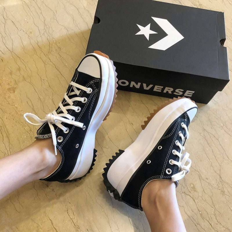 2colors Converse Run Star Hike 1970s High Top Canvas Shoes 166800c