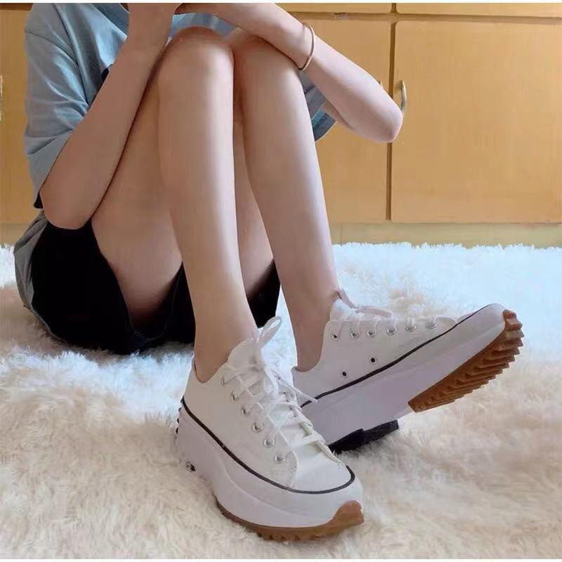 2colors Converse Run Star Hike 1970s High Top Canvas Shoes 166800c