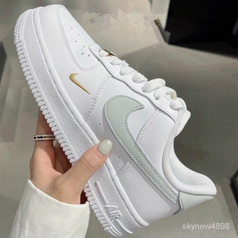 Nike Air Force 1 Air Force One AF1 Mini Hook Mung Bean Platinum White Black