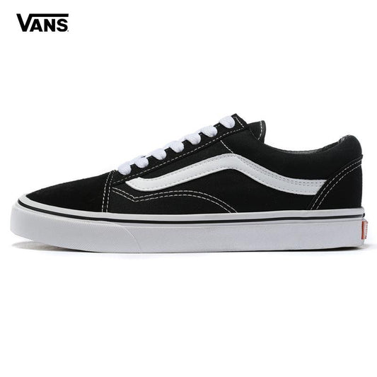 Vans Classic Low Cut Canvas Shoes Men's Breathable Couple Skateboard Shoes Student All-match Women's Shoes