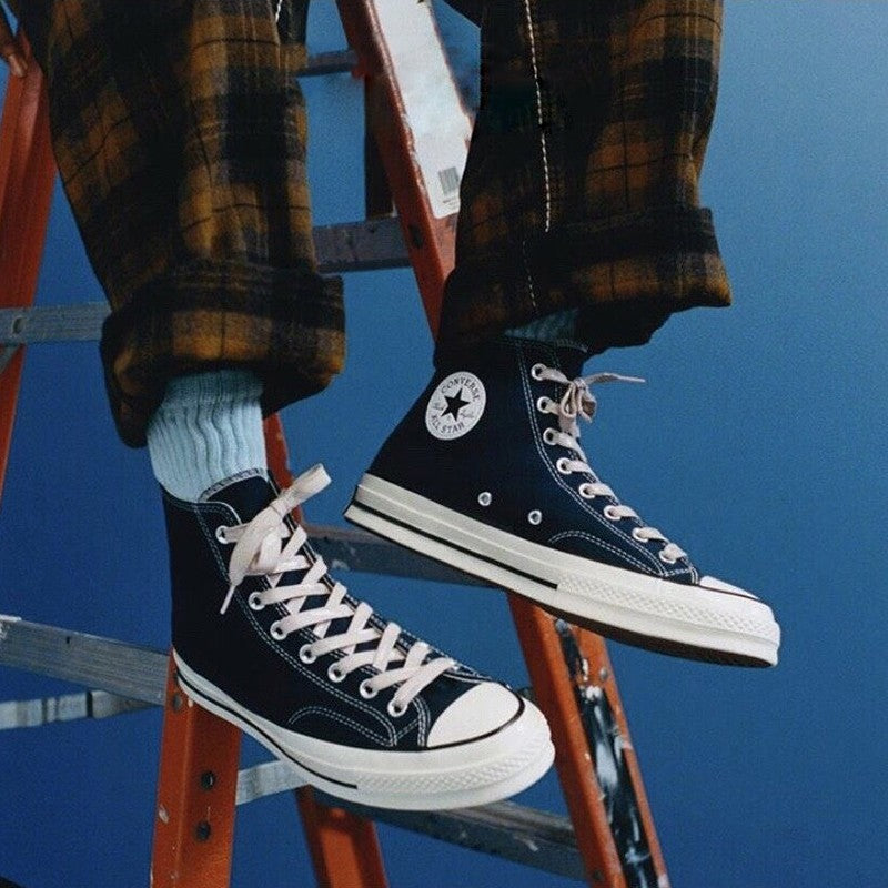 (Malaysia stock delivery)  Converse 1970S canvas men's and women's shoes sneakers all-star high-cut black