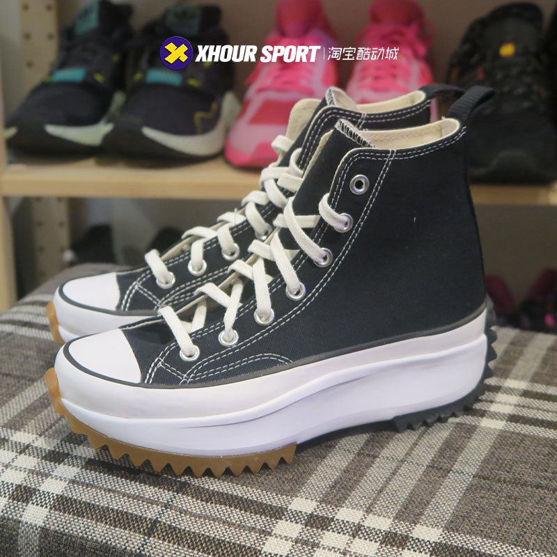 2colors Converse Run Star Hike 1970s High Top Canvas Shoes 166800c
