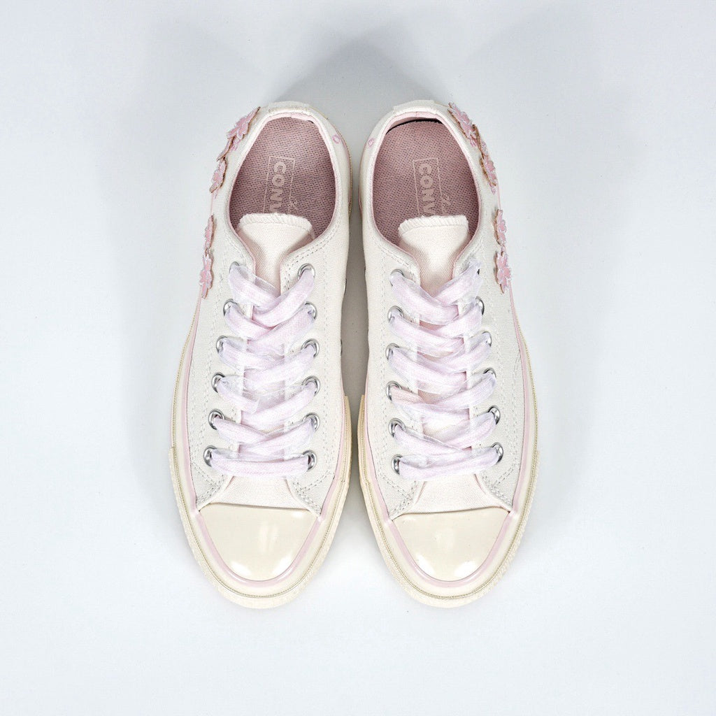 Converse 1970s Women's Cherry Blossom Embroidery high top low top Casual Canvas Shoes A06221CA06222C