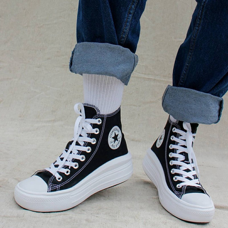 (4 colors) Converse Converse women's shoes 21 summer new high-top thick-soled increased casual shoes canvas shoes 568497