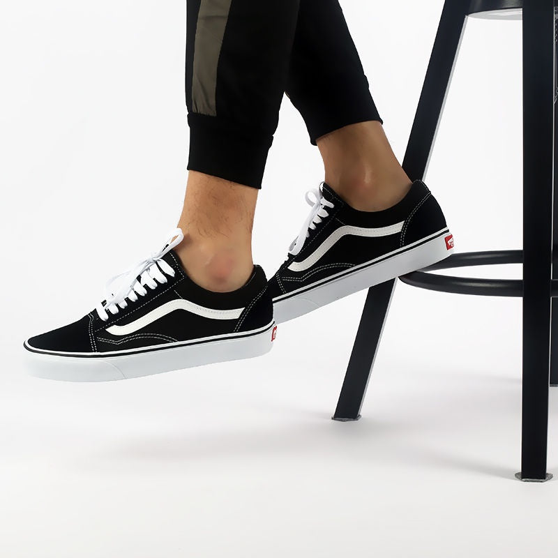 Vans Classic Low Cut Canvas Shoes Men's Breathable Couple Skateboard Shoes Student All-match Women's Shoes