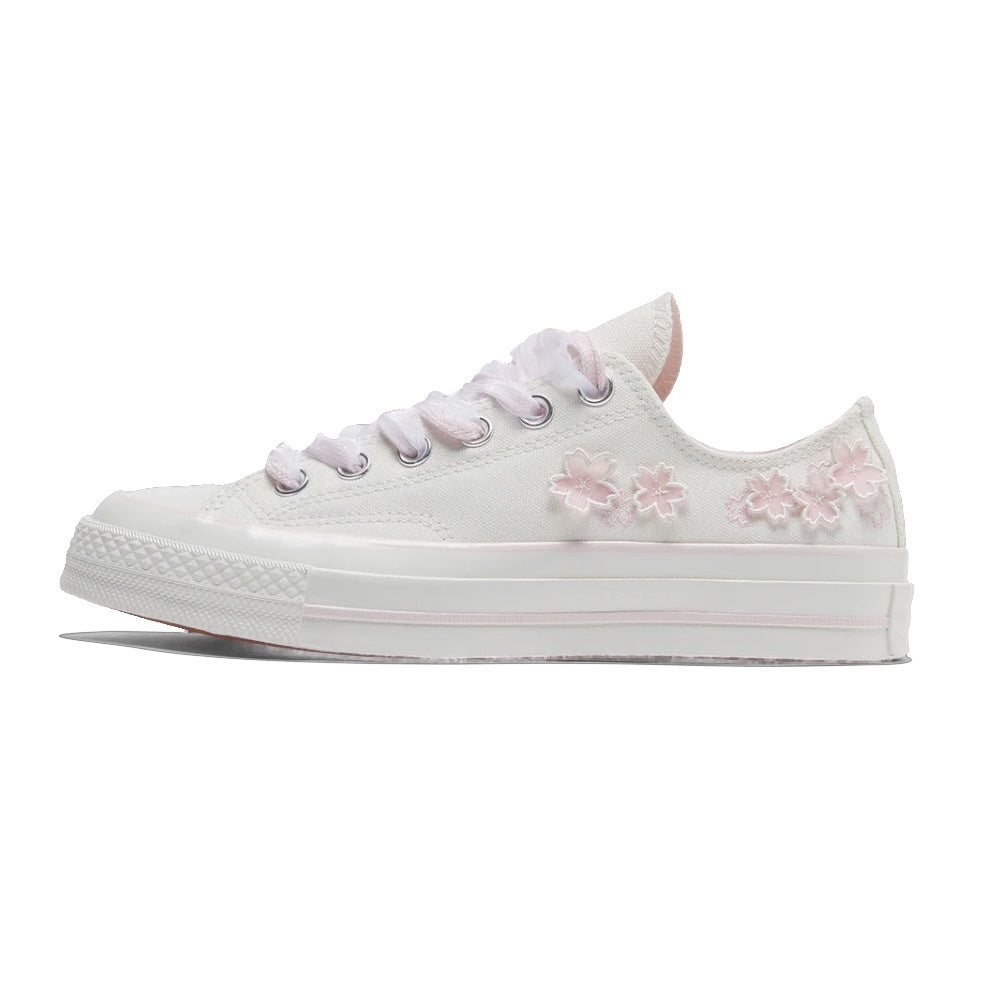 Converse 1970s Women's Cherry Blossom Embroidery high top low top Casual Canvas Shoes A06221CA06222C