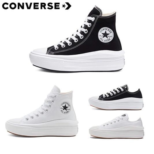 (4 colors) Converse Converse women's shoes 21 summer new high-top thick-soled increased casual shoes canvas shoes 568497