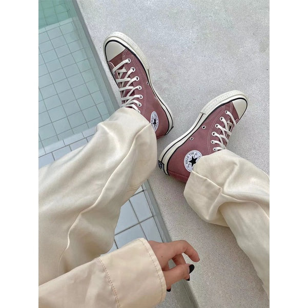 Original Converse 1970s all star high top unisex sports shoes canvas shoes casual shoes Green blue yellow