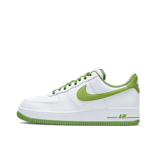 Nike Air Force 1 ‘07 Low Top Casual Sneakers White Black White Green White Grey