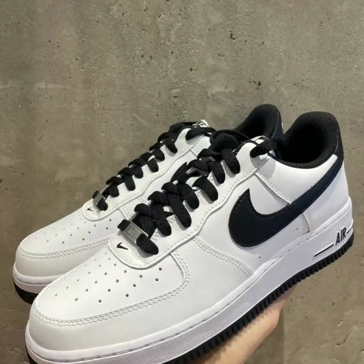 Nike Air Force 1 ‘07 Low Top Casual Sneakers White Black White Green White Grey