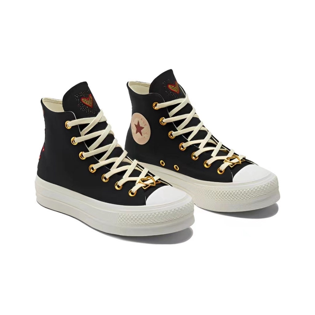 Converse Chuck Taylor All Star 1970s Lift Valentine's Day high-cut casual canvas shoes