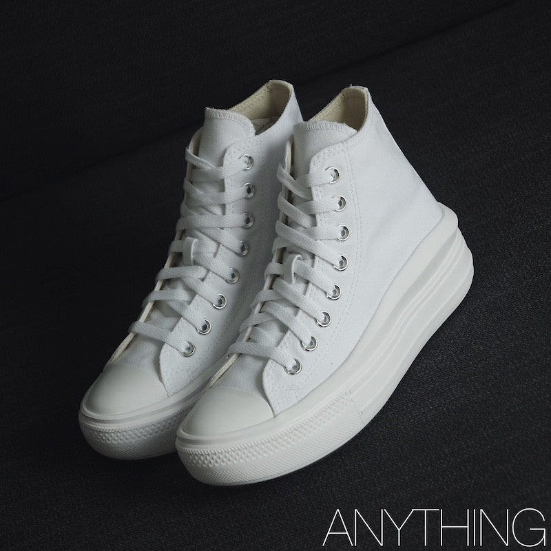 (4 colors) Converse Converse women's shoes 21 summer new high-top thick-soled increased casual shoes canvas shoes 568497