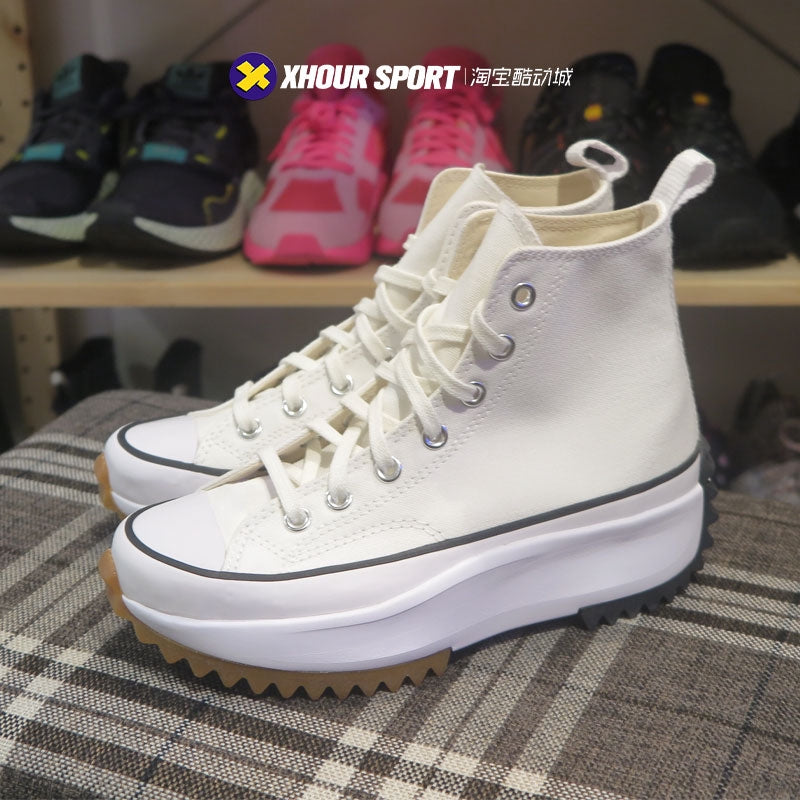 2colors Converse Run Star Hike 1970s High Top Canvas Shoes 166800c