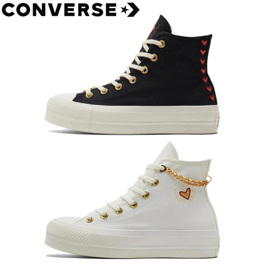 Converse Chuck Taylor All Star 1970s Lift Valentine's Day high-cut casual canvas shoes