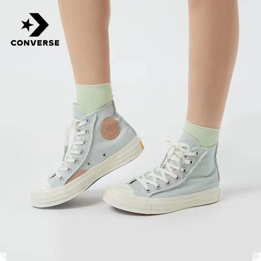 Converse chuck taylor all star 1970s high-top canvas shoes retro raw edge patch shoes 572611/12C unisex