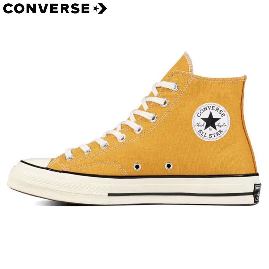 Original Converse 1970s all star high top unisex sports shoes canvas shoes casual shoes Green blue yellow
