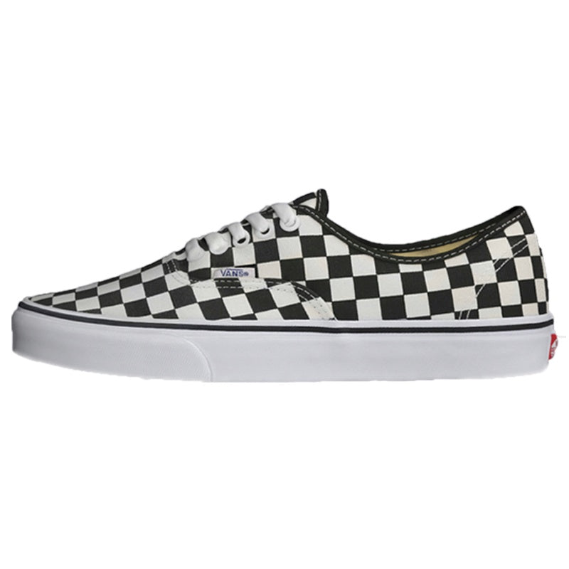 Vans black and white checkerboard lattice couple low top canvas shoes new pedal lazy shoes men's shoes women's shoes