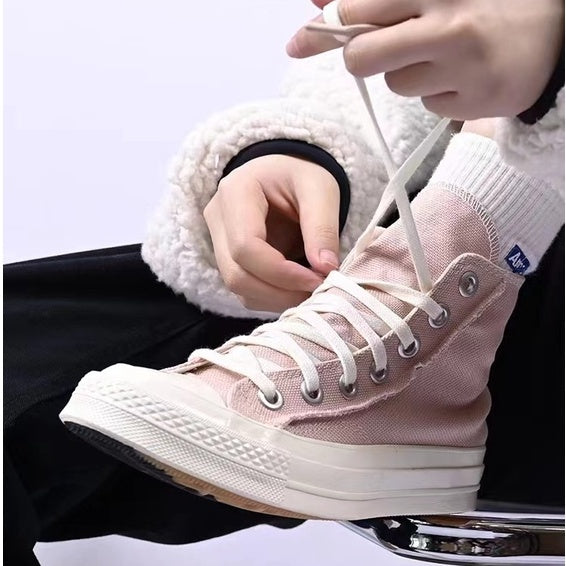 Converse chuck taylor all star 1970s high-top canvas shoes retro raw edge patch shoes 572611/12C unisex