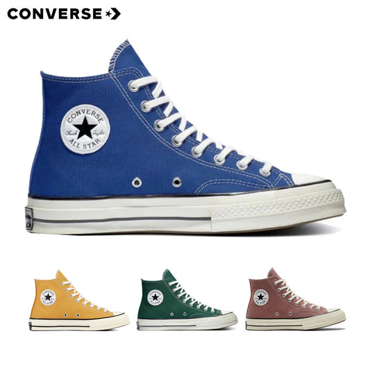 Original Converse 1970s all star high top unisex sports shoes canvas shoes casual shoes Green blue yellow