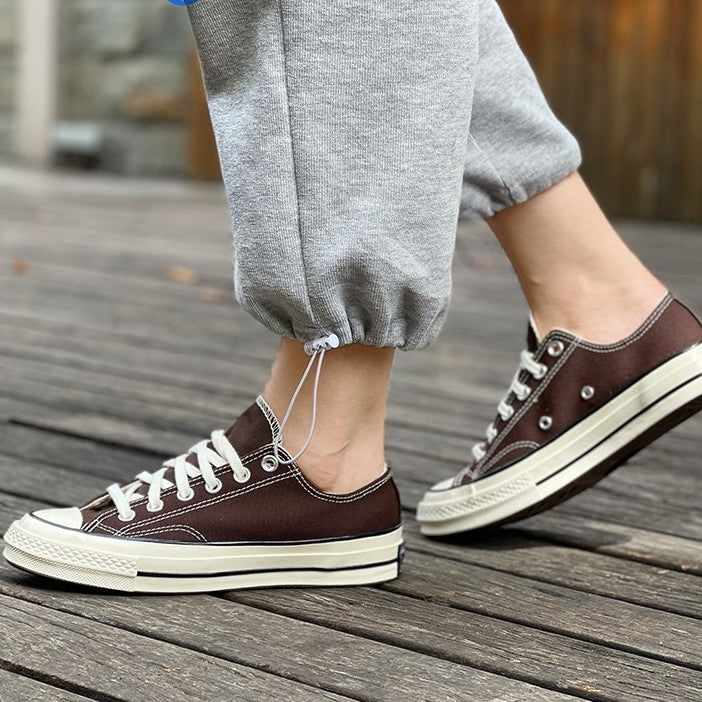 Converse1970S Brown Brown High-Top Low-Top Canvas Shoes170551C 170554C